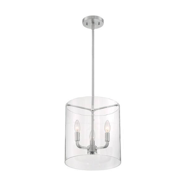 Nuvo Fixure, Pendant, 3-Lght, Incandescent, 60W, 120V, B10, Candelabra Base, Height: 12.88 60/7177 - main